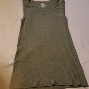 Blue star NWOT grey stetchy u-neck tee